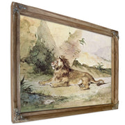 A Lion In The Desert By Ferdinand Victor Eugene Delacroix
