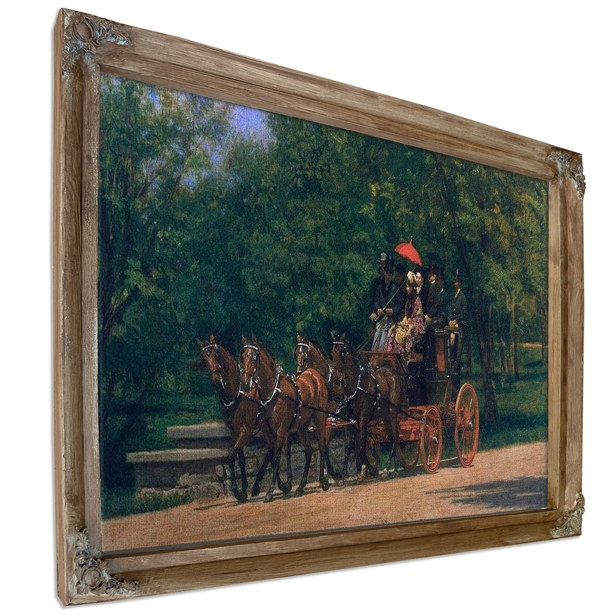 A May Morning In The Park (Fairman Rogers Four In Hand) By Thomas Eakins