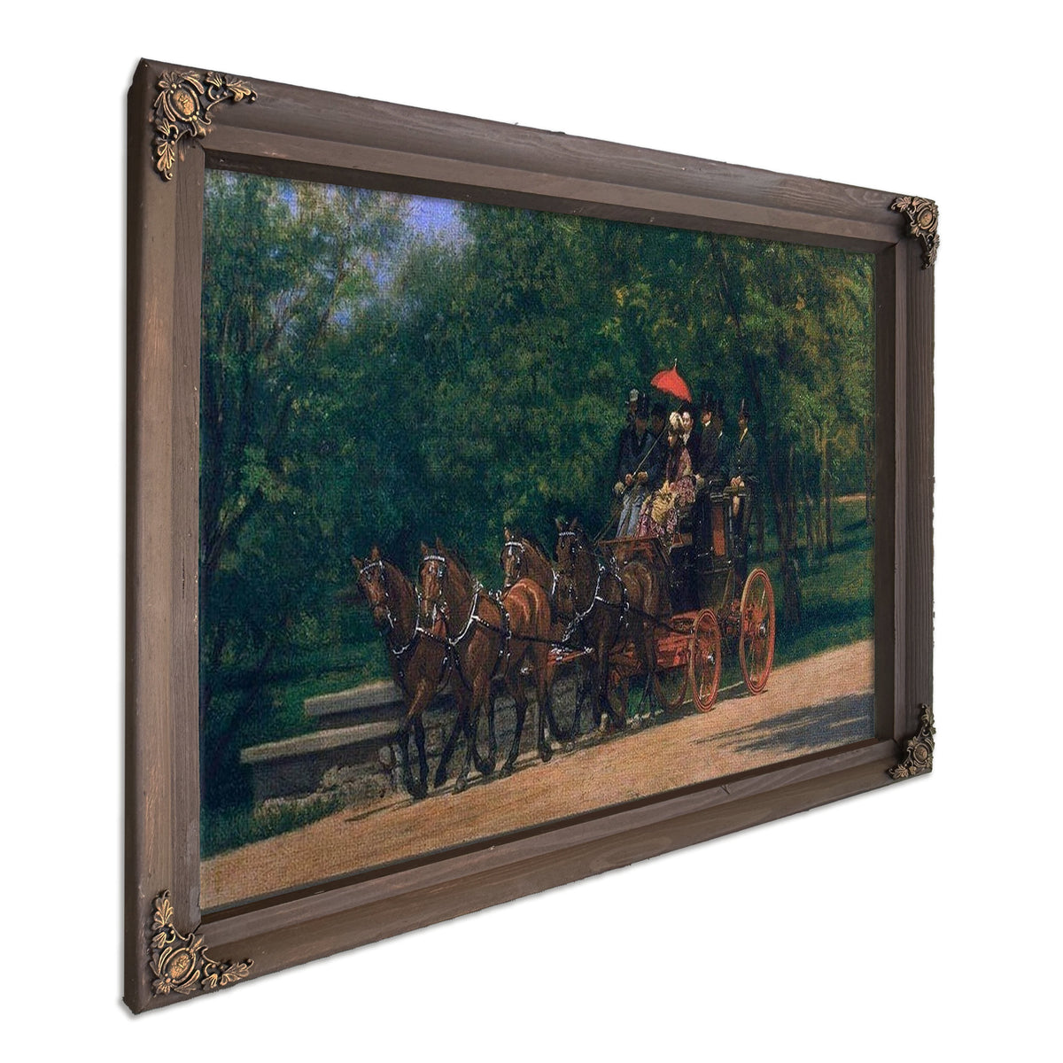 A May Morning In The Park (Fairman Rogers Four In Hand) By Thomas Eakins