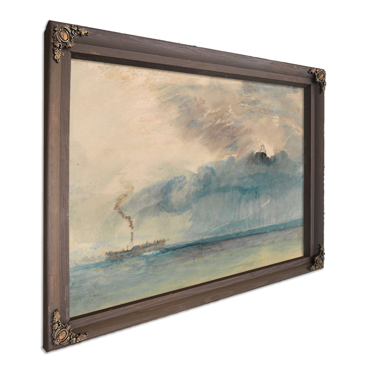 A Paddle Steamer In A Storm by Joseph Mallord William Turner