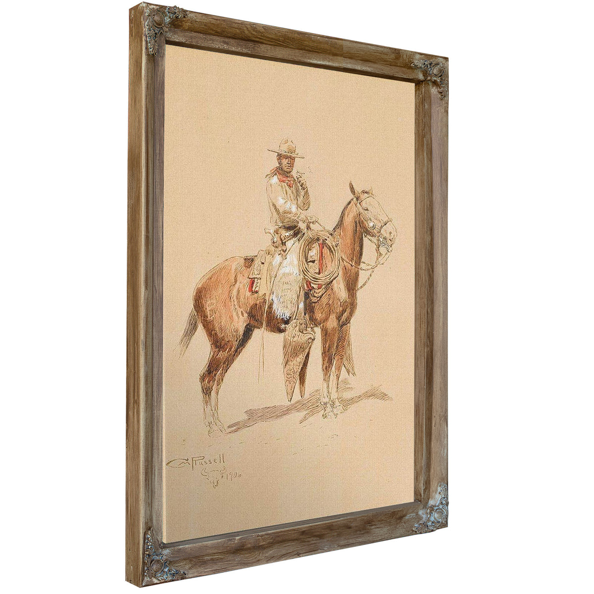 A Shadow Rider By Charles Marion Russell