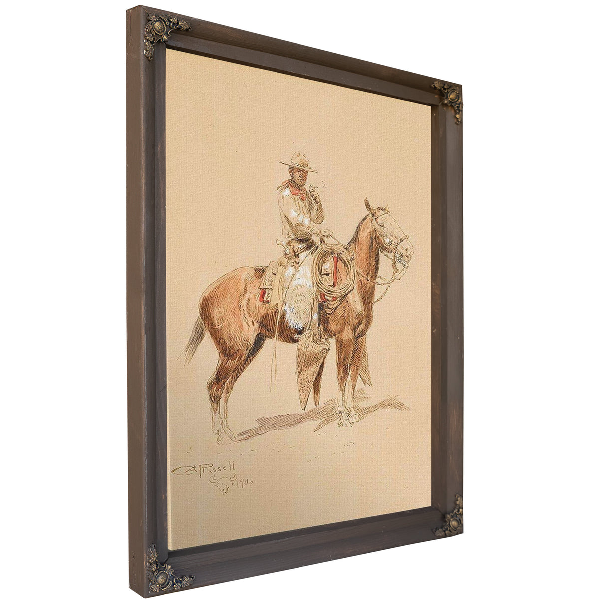 A Shadow Rider By Charles Marion Russell