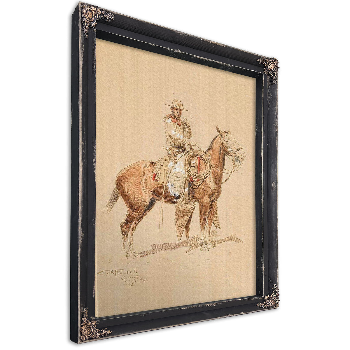 A Shadow Rider By Charles Marion Russell