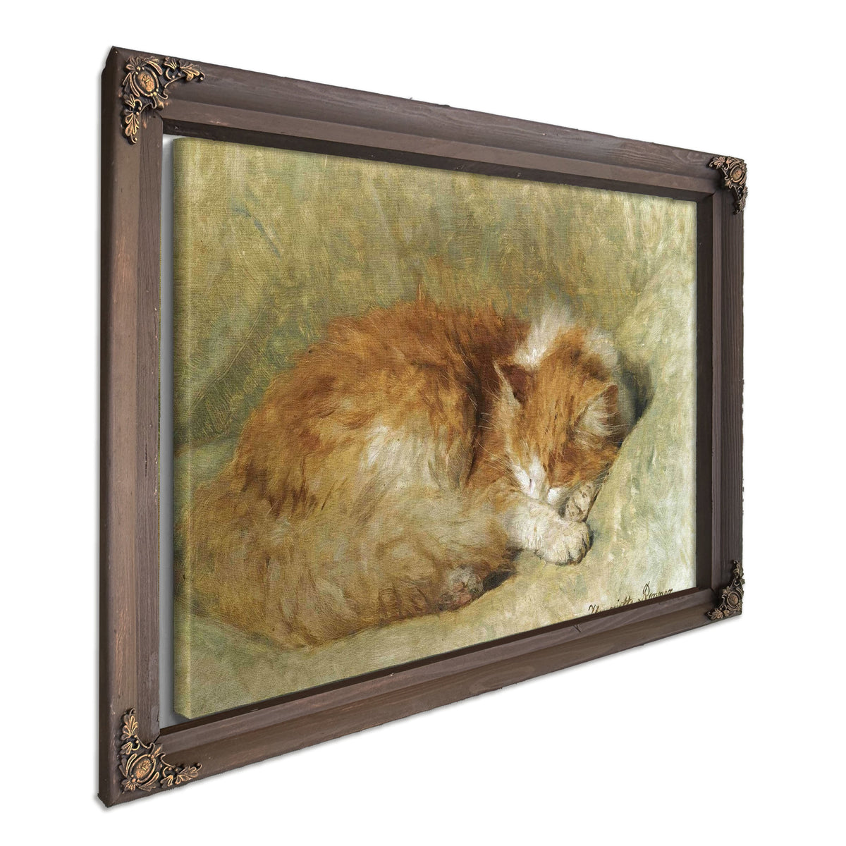 A Sleeping Cat by Henriette Ronner Knip