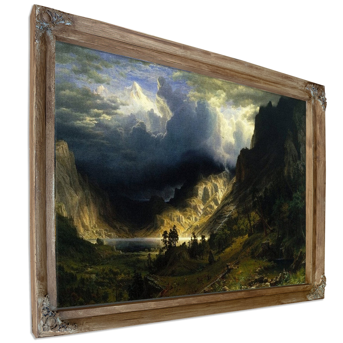 A Storm In The Rocky Mountains Mt Rosalie 1866 By Albert Bierstadt