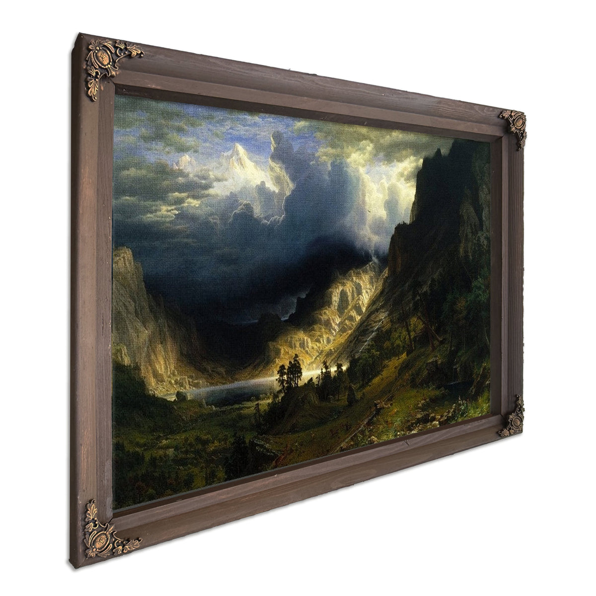 A Storm In The Rocky Mountains Mt Rosalie 1866 By Albert Bierstadt