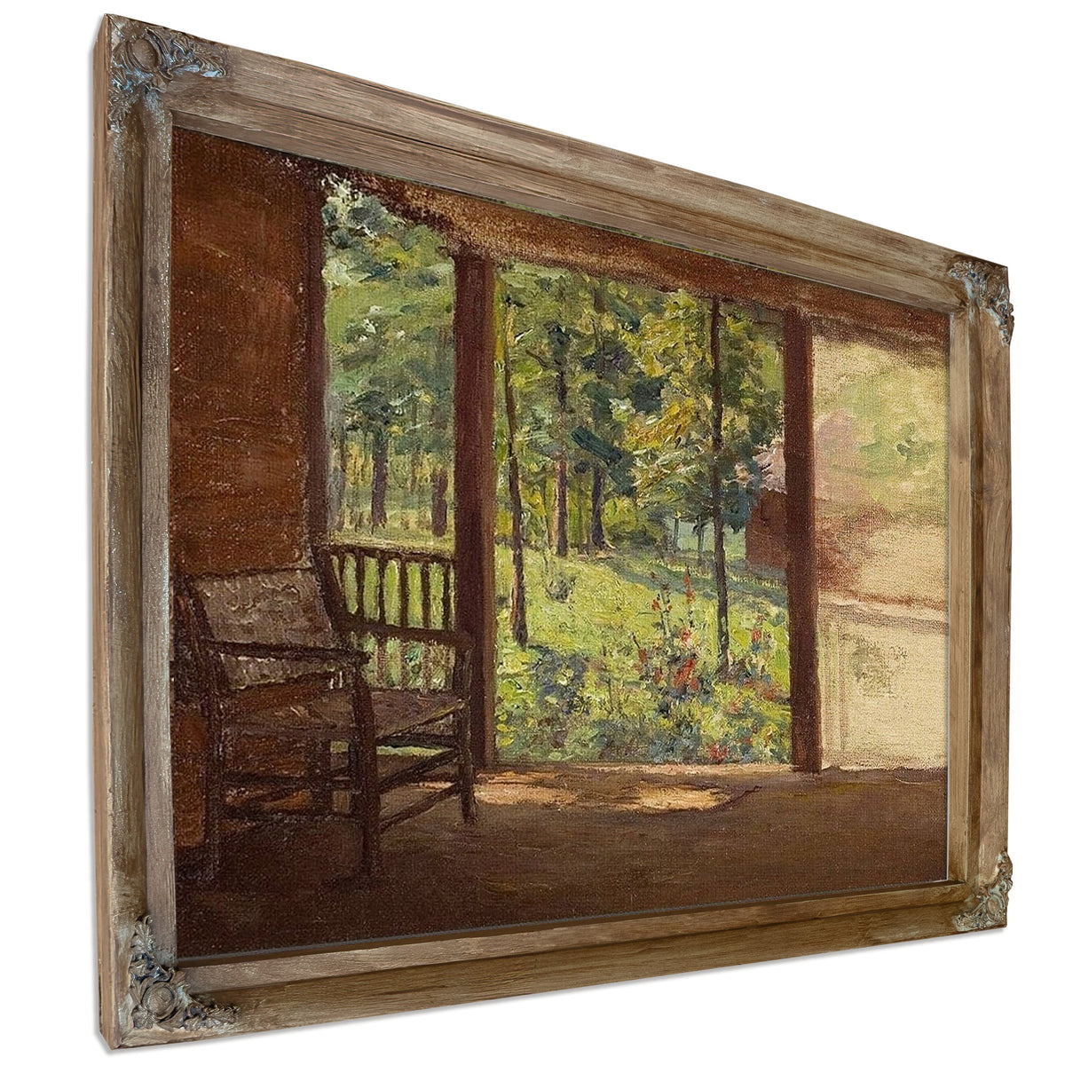 A View From The Porch By Theodore Clement Steele