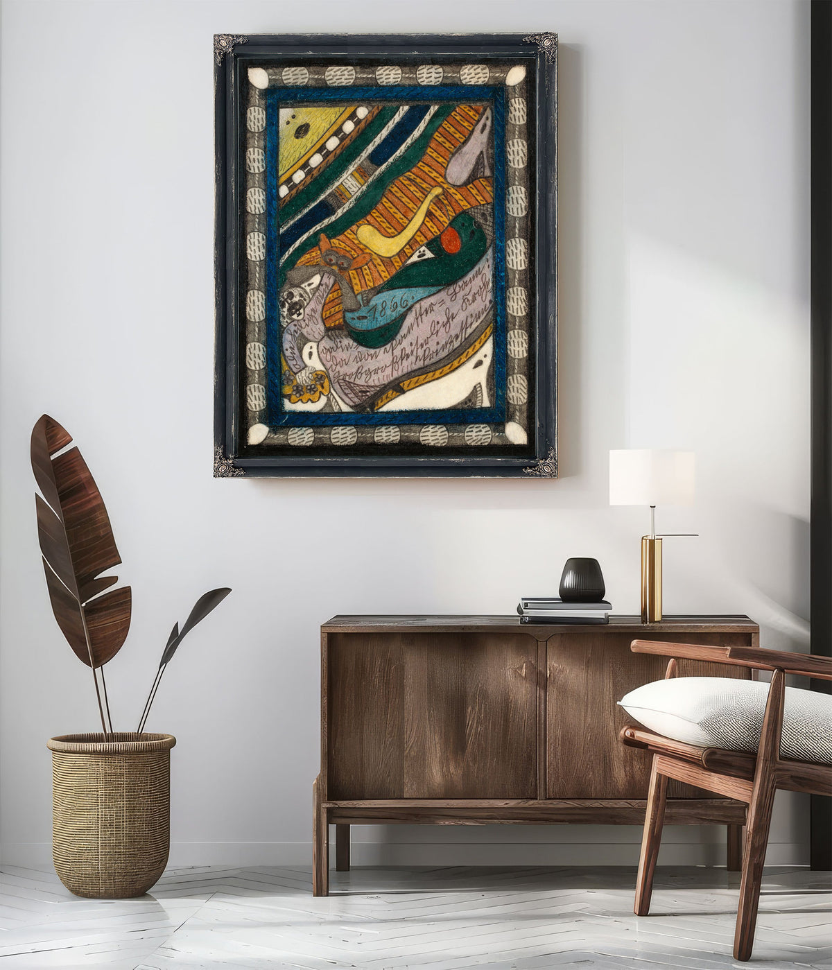 Die Heilige Wiegalinda von Pantter By Adolf Wolfli