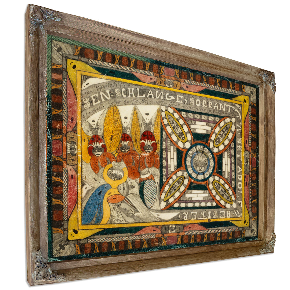 Riesen Schlange Sorrantta Drei By Adolf Wolfli