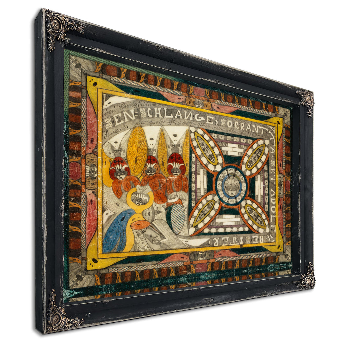 Riesen Schlange Sorrantta Drei By Adolf Wolfli