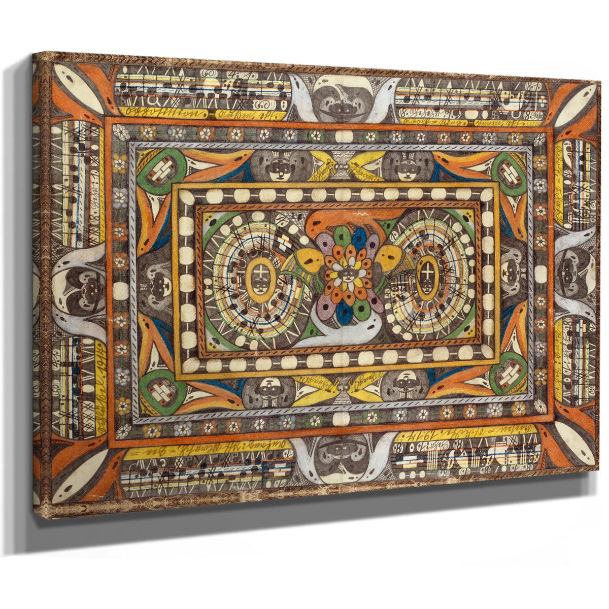 Riesen Stadt Waaben Hall 1917 By Adolf Wolfli