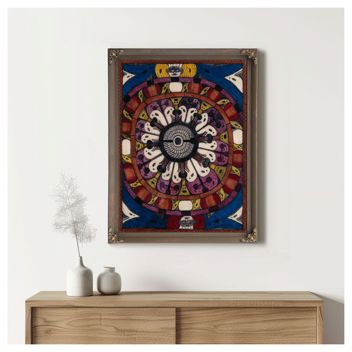 Skt Adolf Raad Hall Bei Bern 1920 By Adolf Wolfli