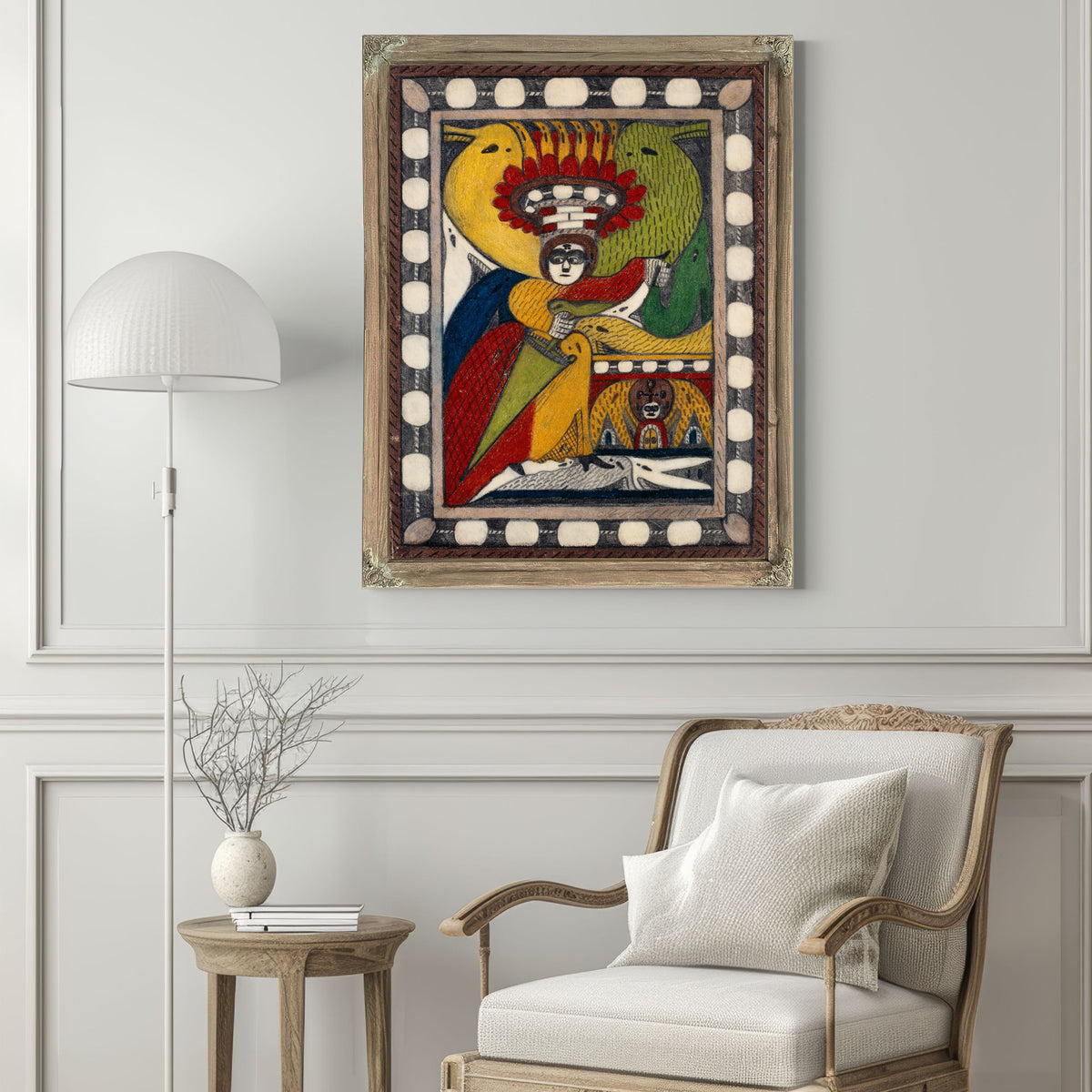 Skt Adolf Thron Alpa Roosali 1917 By Adolf Wolfli