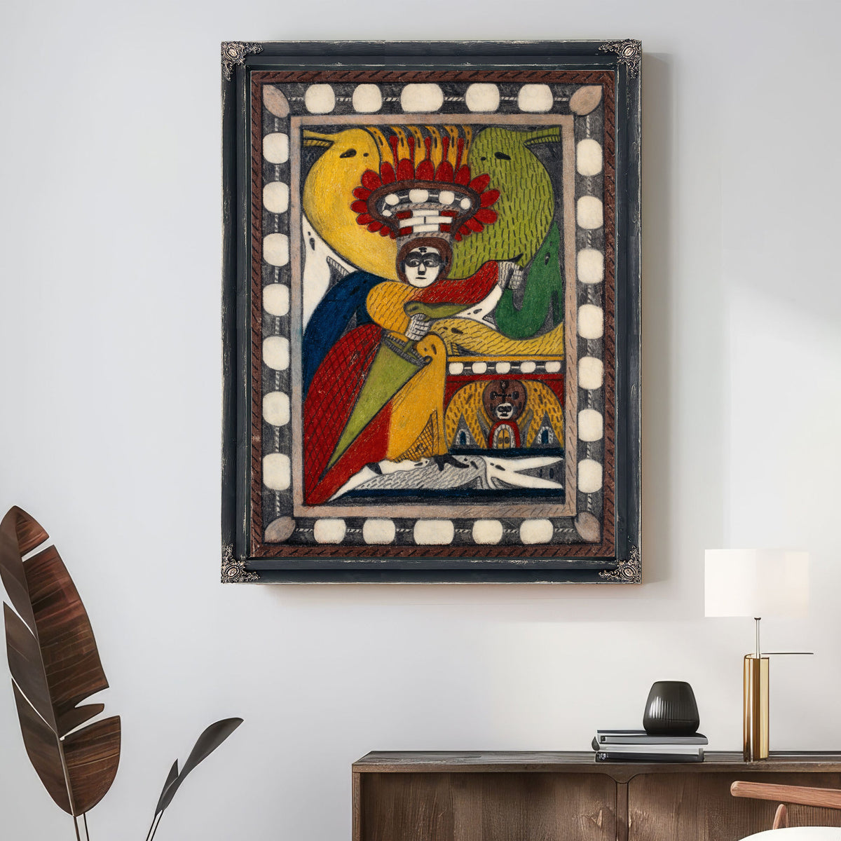 Skt Adolf Thron Alpa Roosali 1917 By Adolf Wolfli