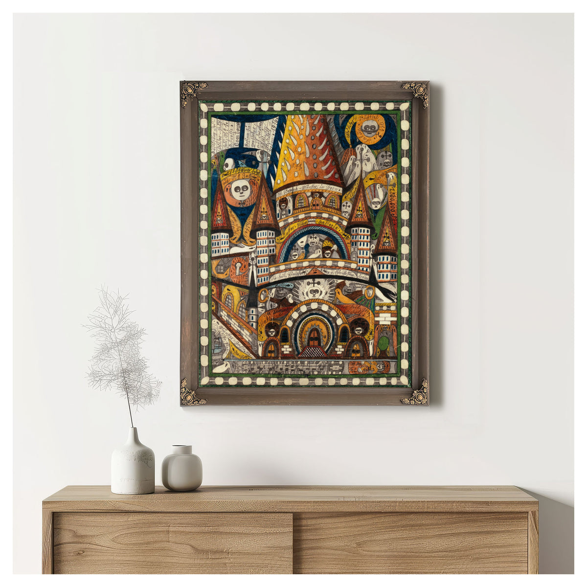 St Vinzentz Munster Bern 1916 By Adolf Wolfli