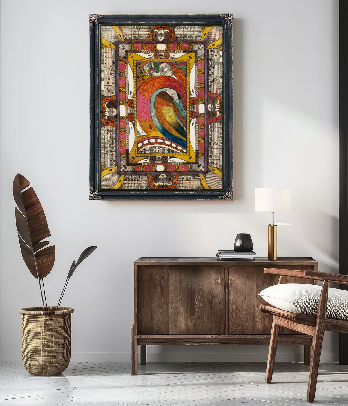 Tannen Wald Hall Riesen Stadt Am Haxen By Adolf Wolfli