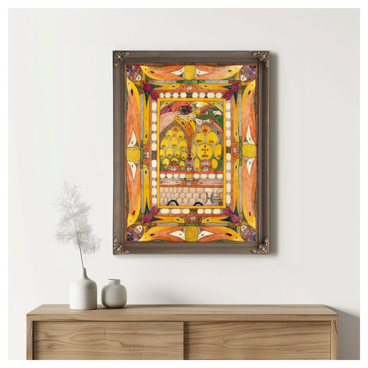 Uhaja von Indien Meine Liebe Tauf By Adolf Wolfli