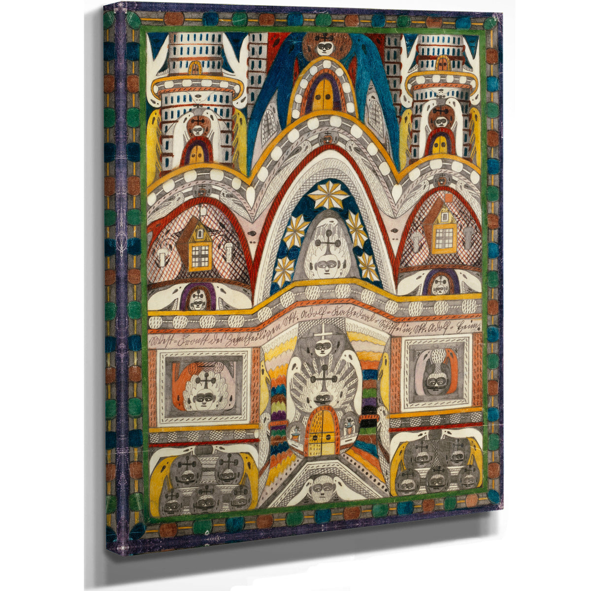 West Frontt Des Zehntheiligen Skt By Adolf Wolfli