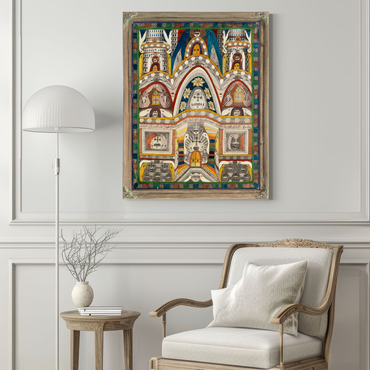 West Frontt Des Zehntheiligen Skt By Adolf Wolfli