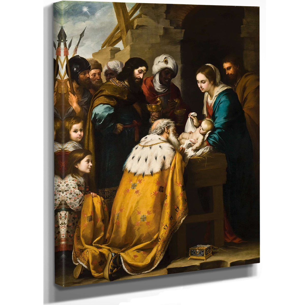 Adoration Of The Magi by Bartolome Esteban Murillo
