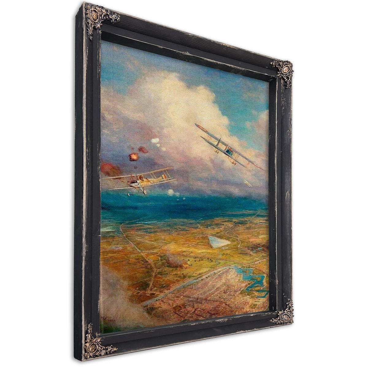 Aerial View Of The Western Front By William Lionel Wyllie