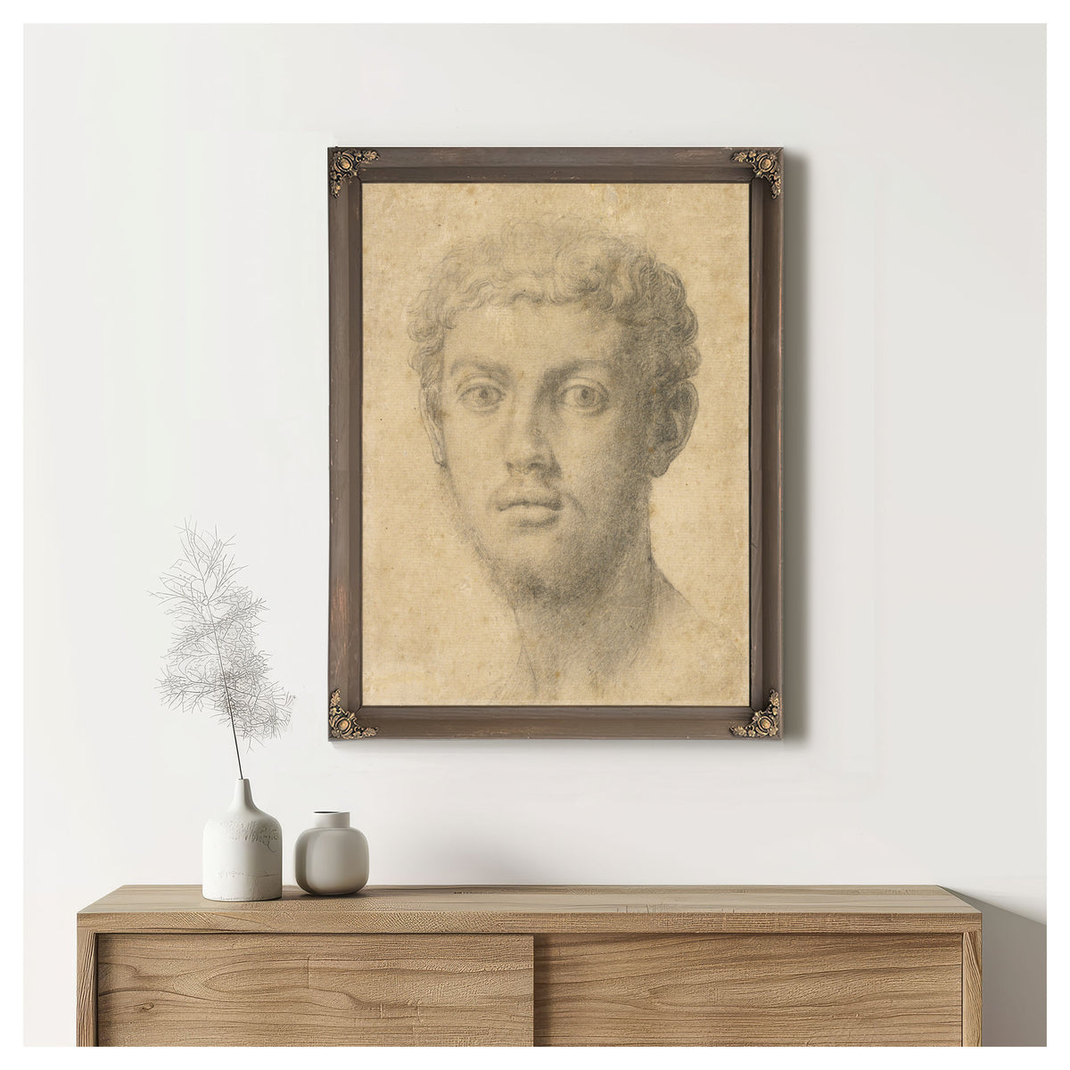 Head a Man 15501555 By Agnolo Bronzino