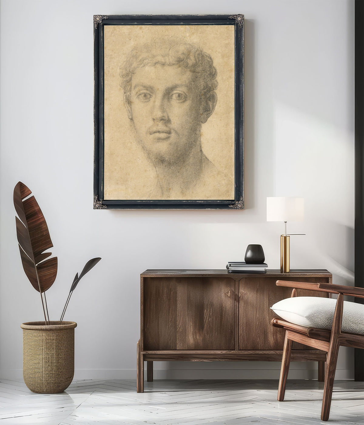 Head a Man 15501555 By Agnolo Bronzino