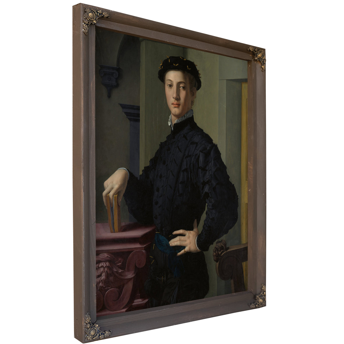 Portrait a Young Man 1530s By Agnolo Bronzino