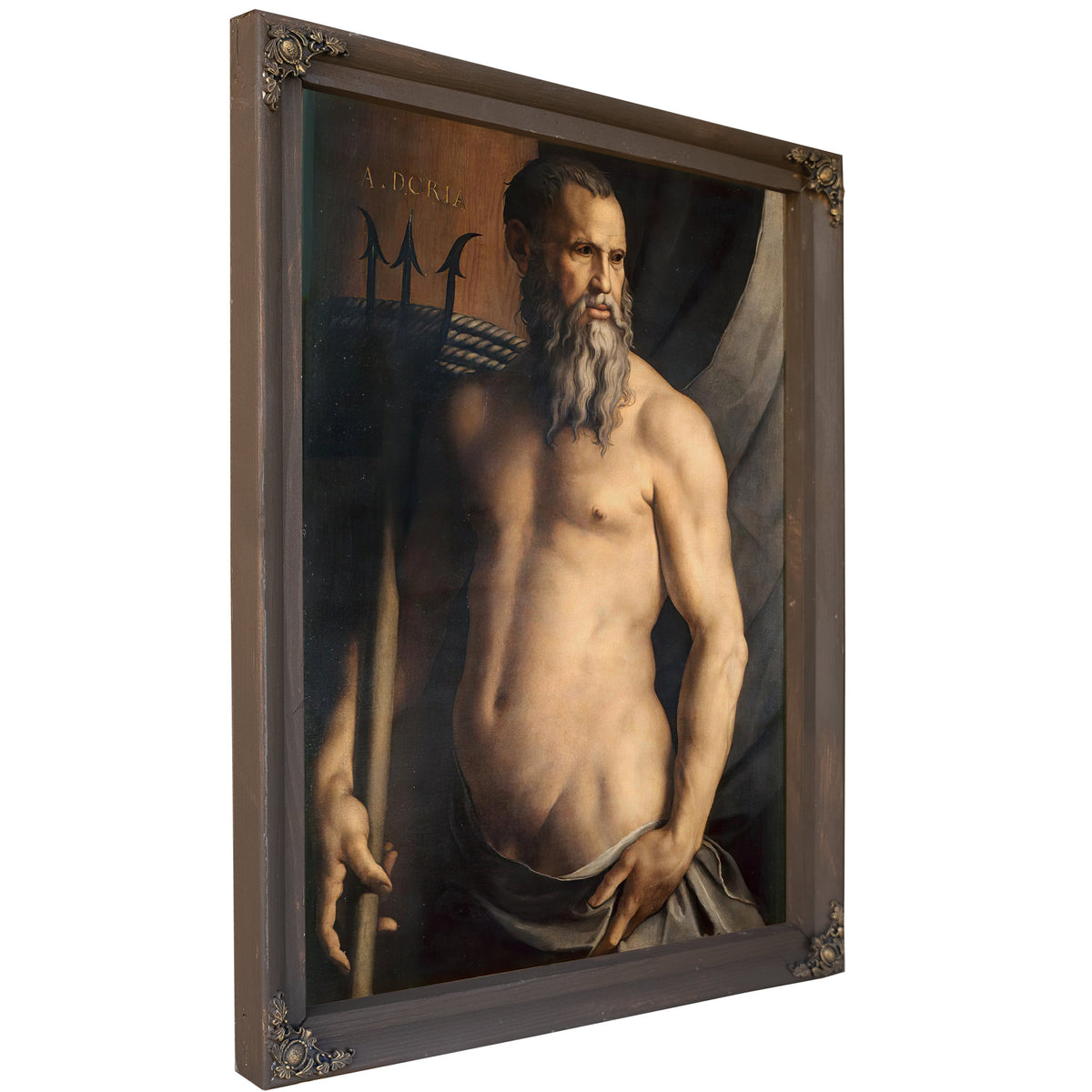 Portrait Andrea Doria As Neptune By Agnolo Bronzino
