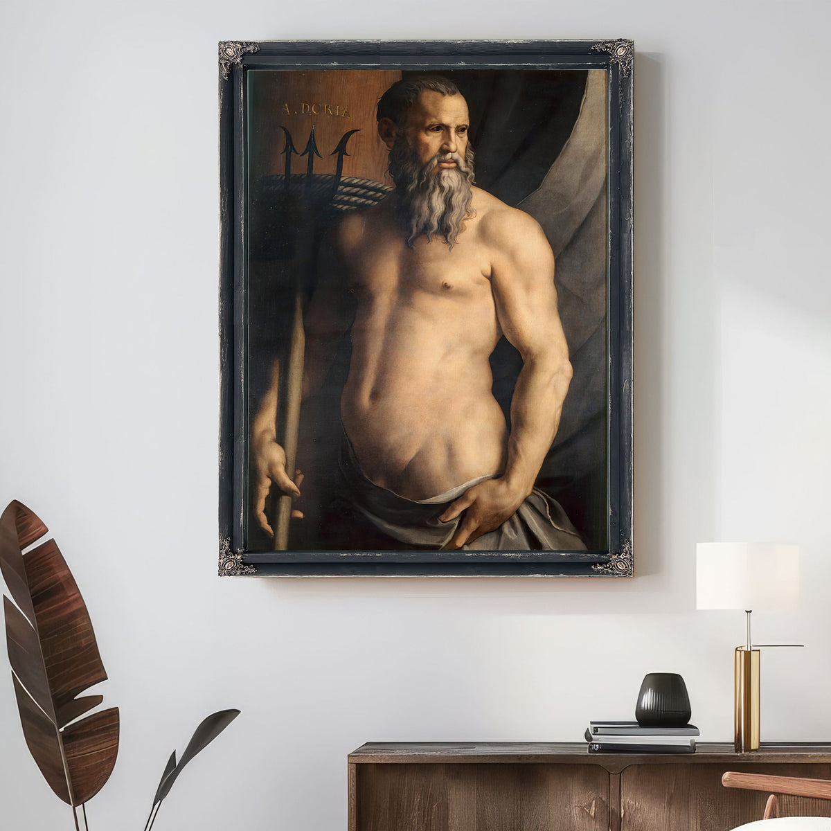 Portrait Andrea Doria As Neptune By Agnolo Bronzino