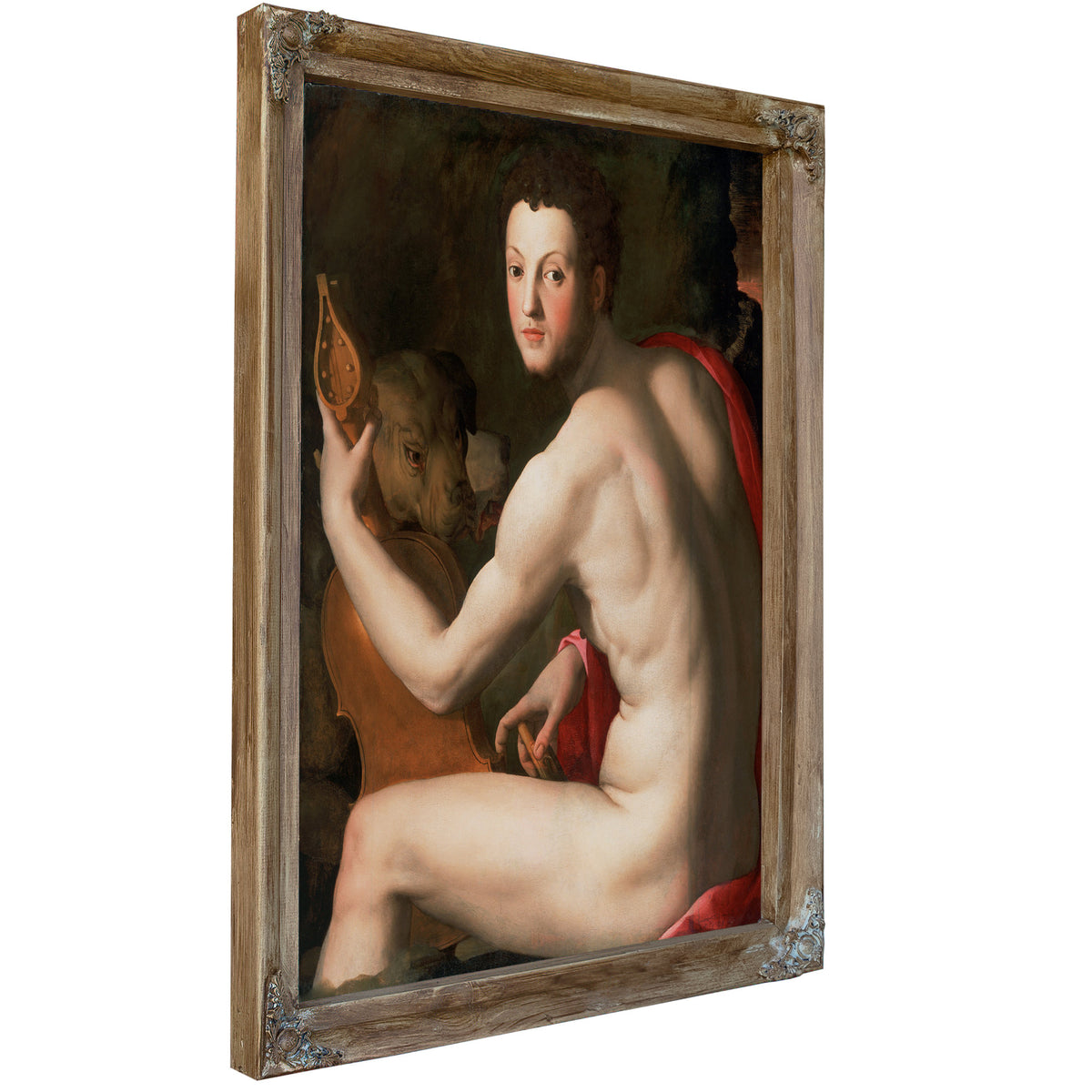 Portrait Cosimo I de Medici As Orpheus By Agnolo Bronzino