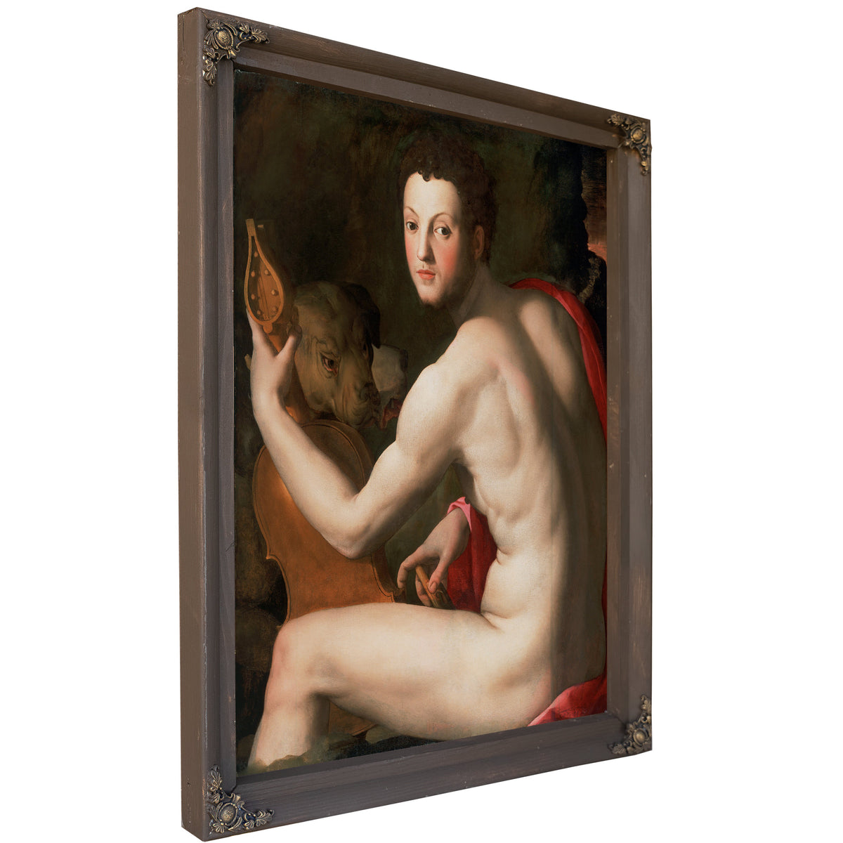 Portrait Cosimo I de Medici As Orpheus By Agnolo Bronzino