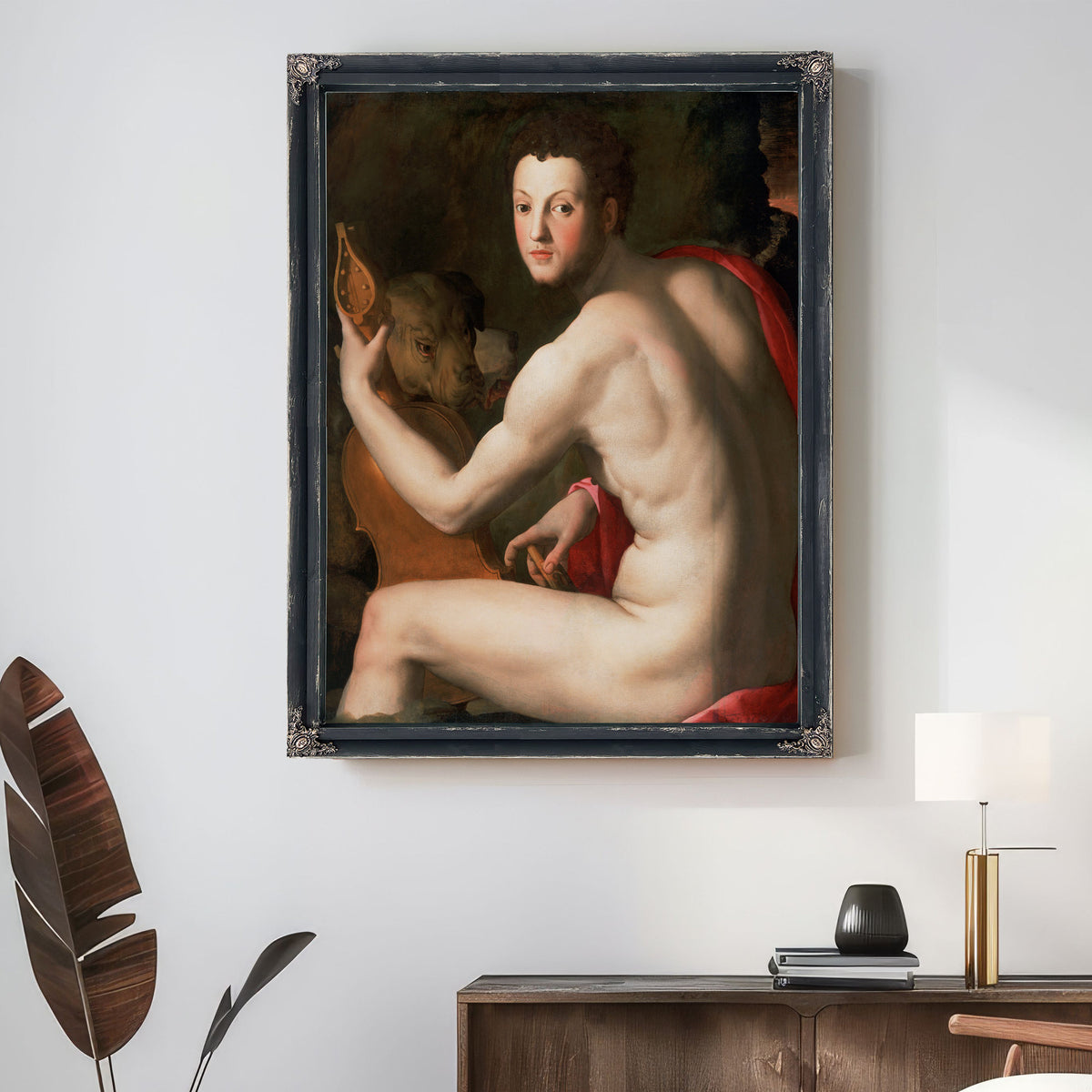 Portrait Cosimo I de Medici As Orpheus By Agnolo Bronzino