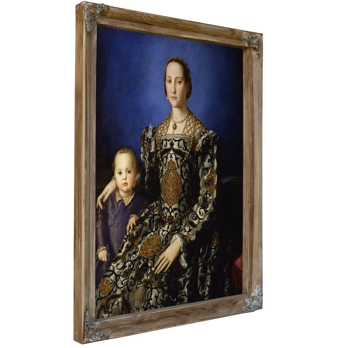 Portrait Eleanor Toledo Her Son By Agnolo Bronzino