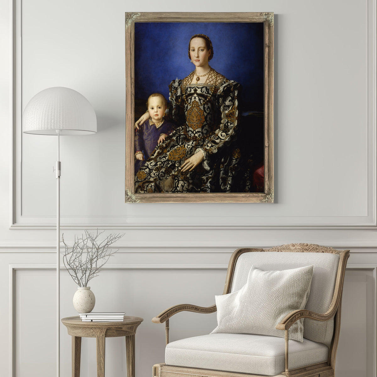 Portrait Eleanor Toledo Her Son By Agnolo Bronzino