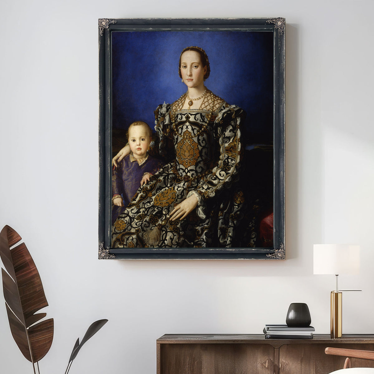 Portrait Eleanor Toledo Her Son By Agnolo Bronzino