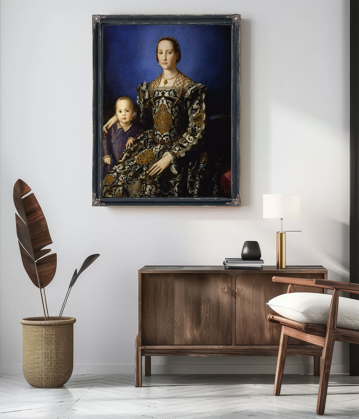Portrait Eleanor Toledo Her Son By Agnolo Bronzino
