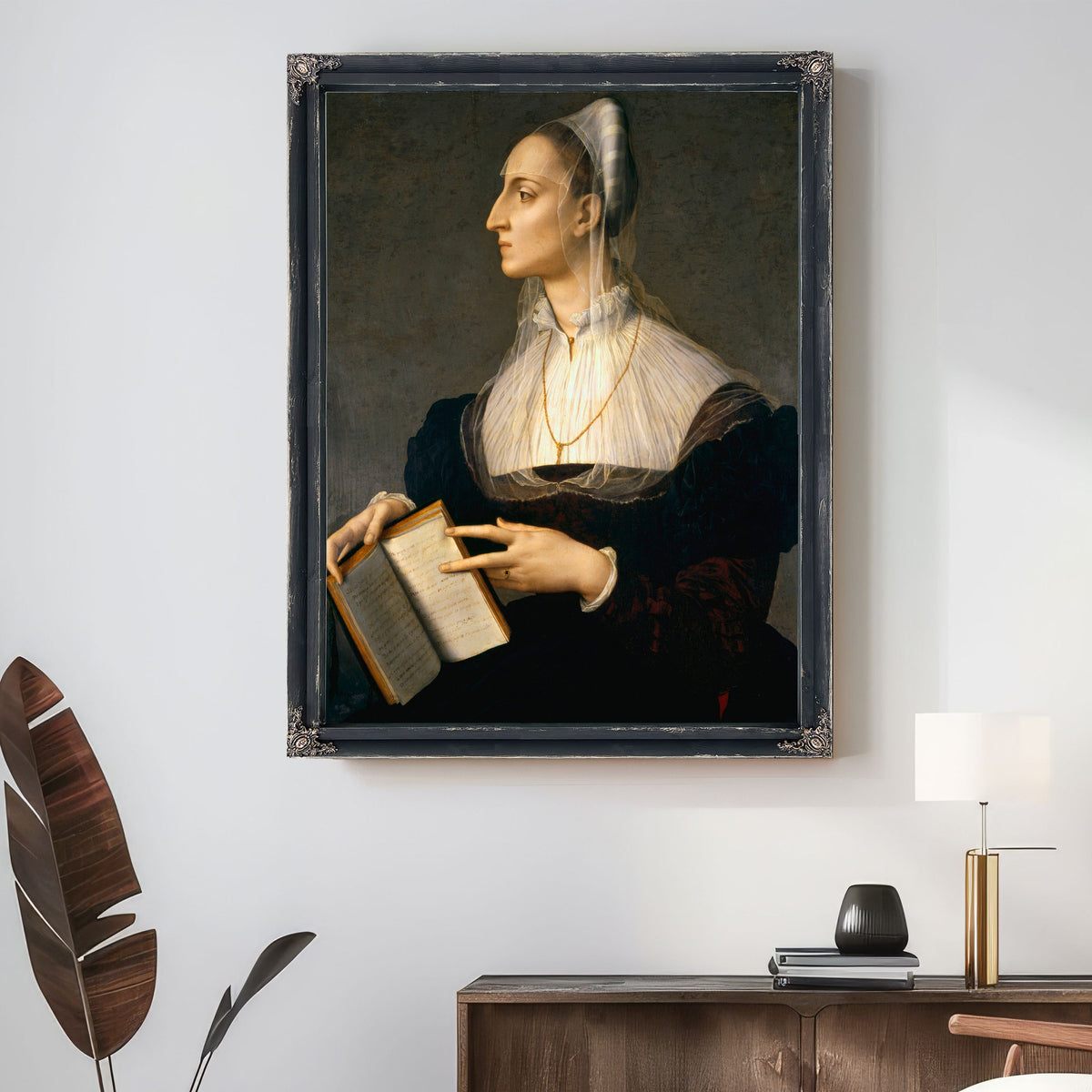 Portrait Laura Battiferri 1550s By Agnolo Bronzino