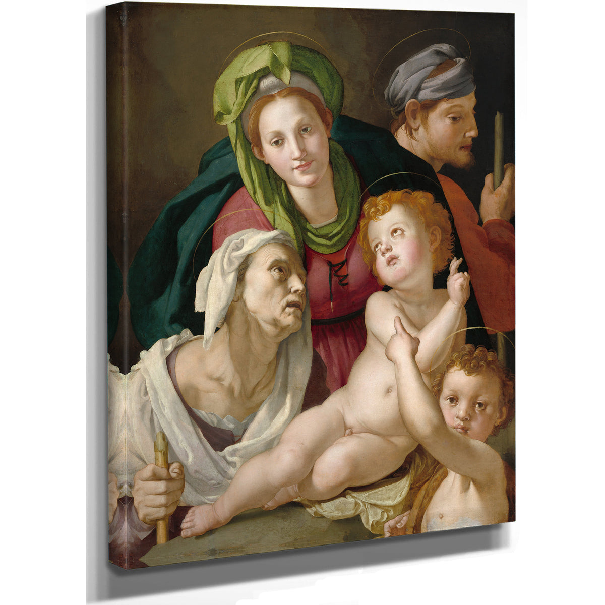 The Holy Family C 1527 1528 By Agnolo Bronzino