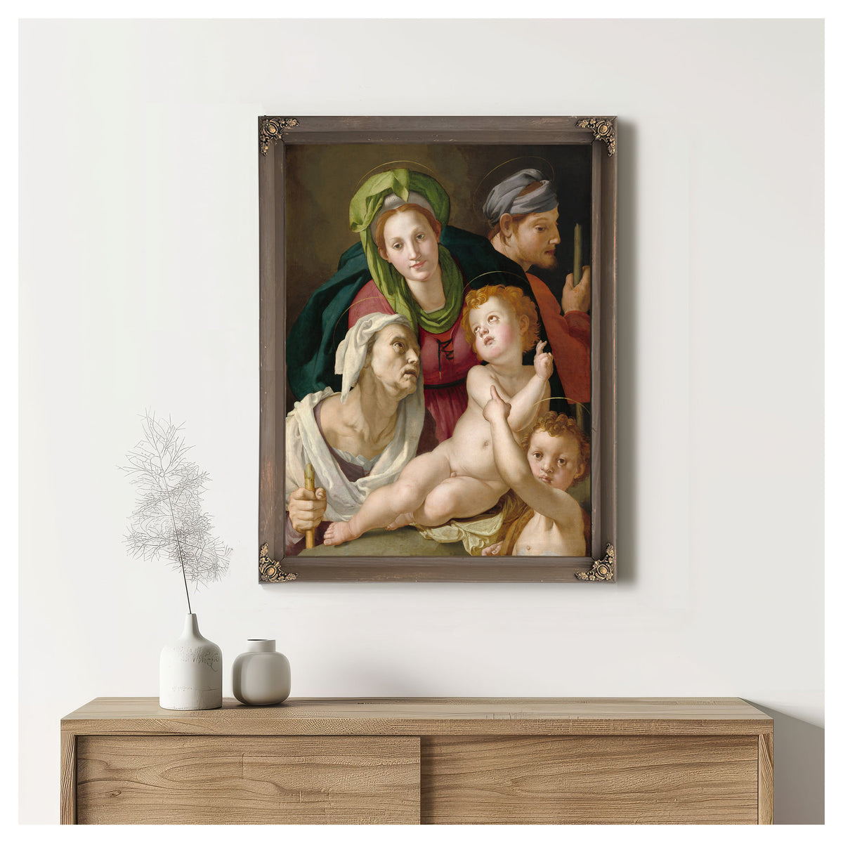 The Holy Family C 1527 1528 By Agnolo Bronzino