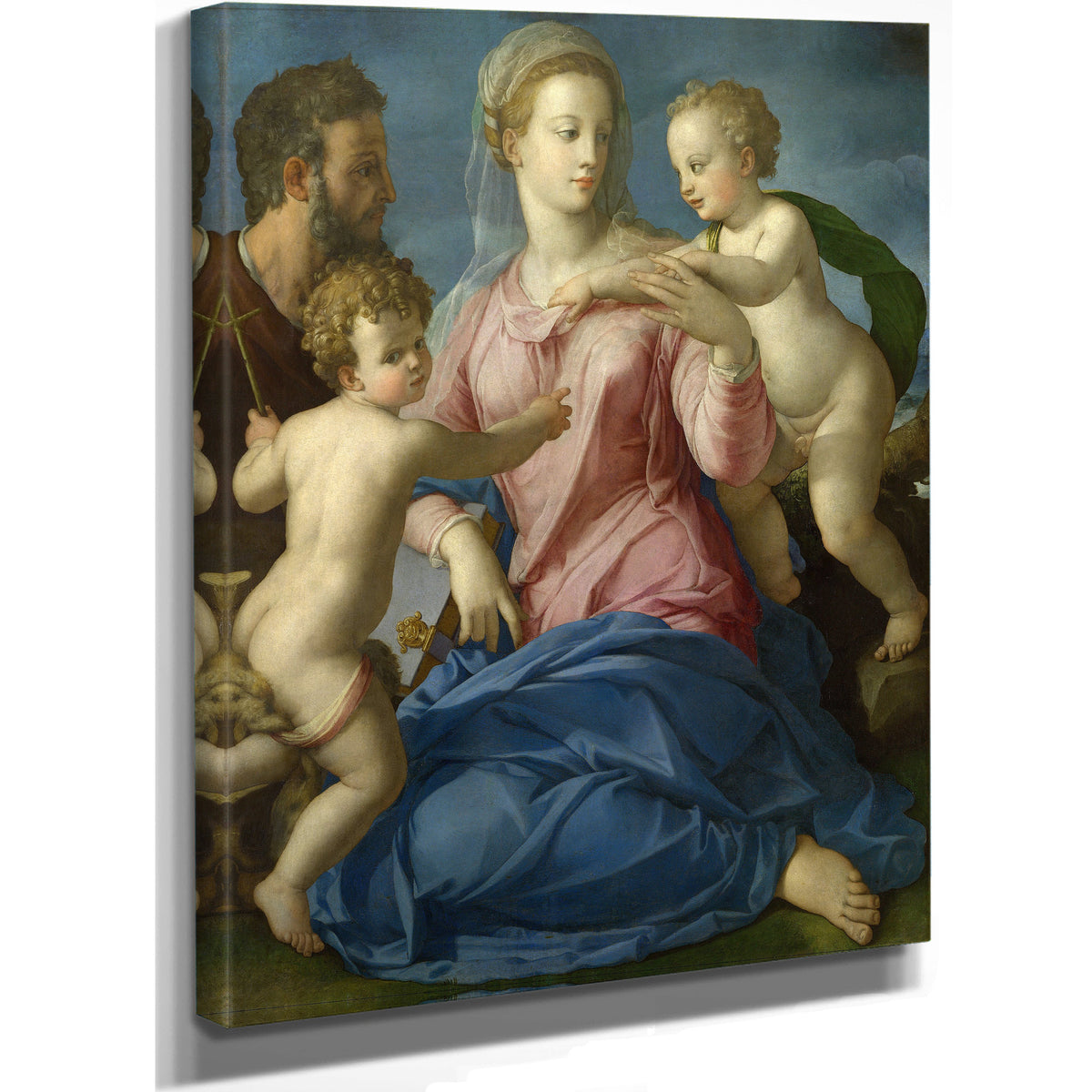 The Holy Family the Infant Saint John By Agnolo Bronzino