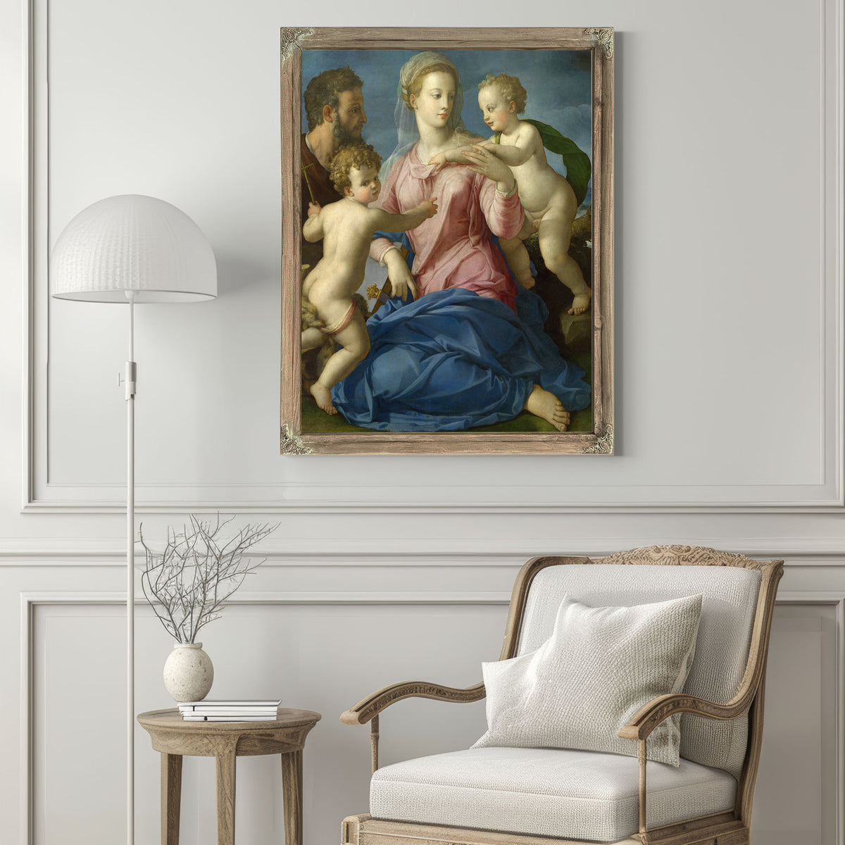 The Holy Family the Infant Saint John By Agnolo Bronzino