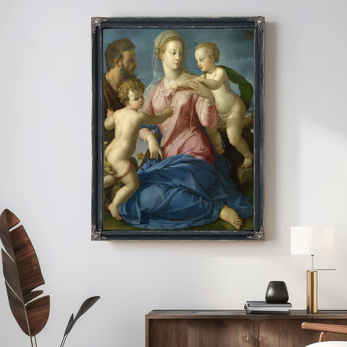 The Holy Family the Infant Saint John By Agnolo Bronzino