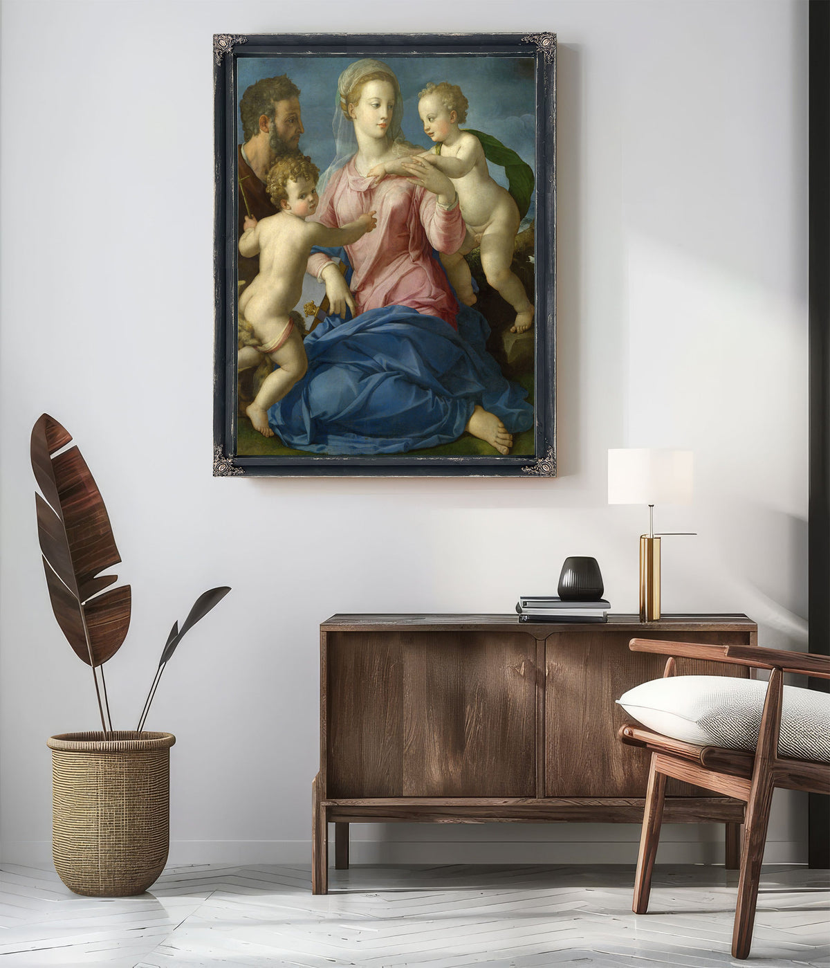 The Holy Family the Infant Saint John By Agnolo Bronzino