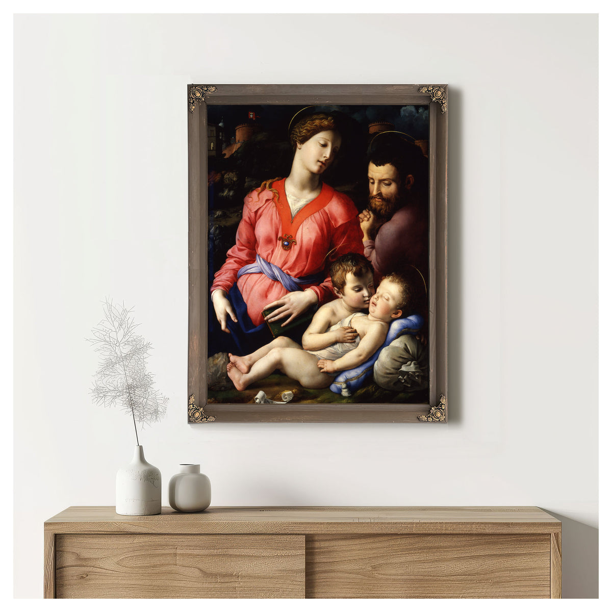 The Panciatichi Holy Family Circa 1540 By Agnolo Bronzino