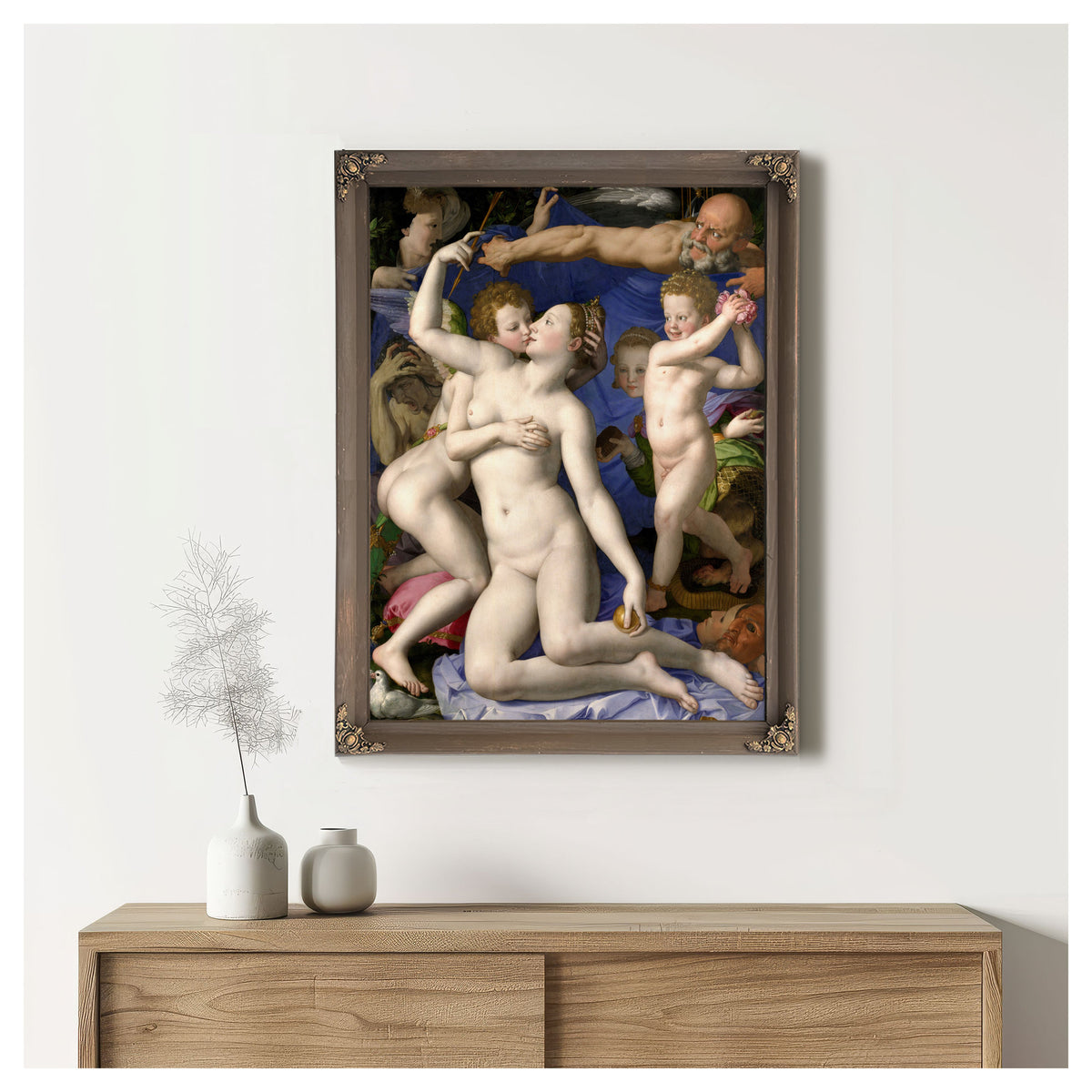 Venus Cupid Folly Time 1540 1545 By Agnolo Bronzino