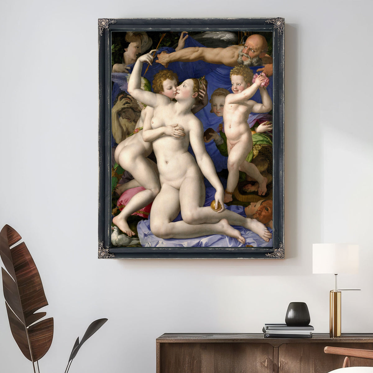 Venus Cupid Folly Time 1540 1545 By Agnolo Bronzino