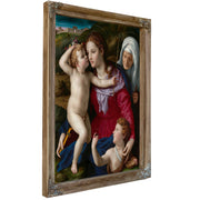 Virgin Child Saint Elizabeth Saint By Agnolo Bronzino