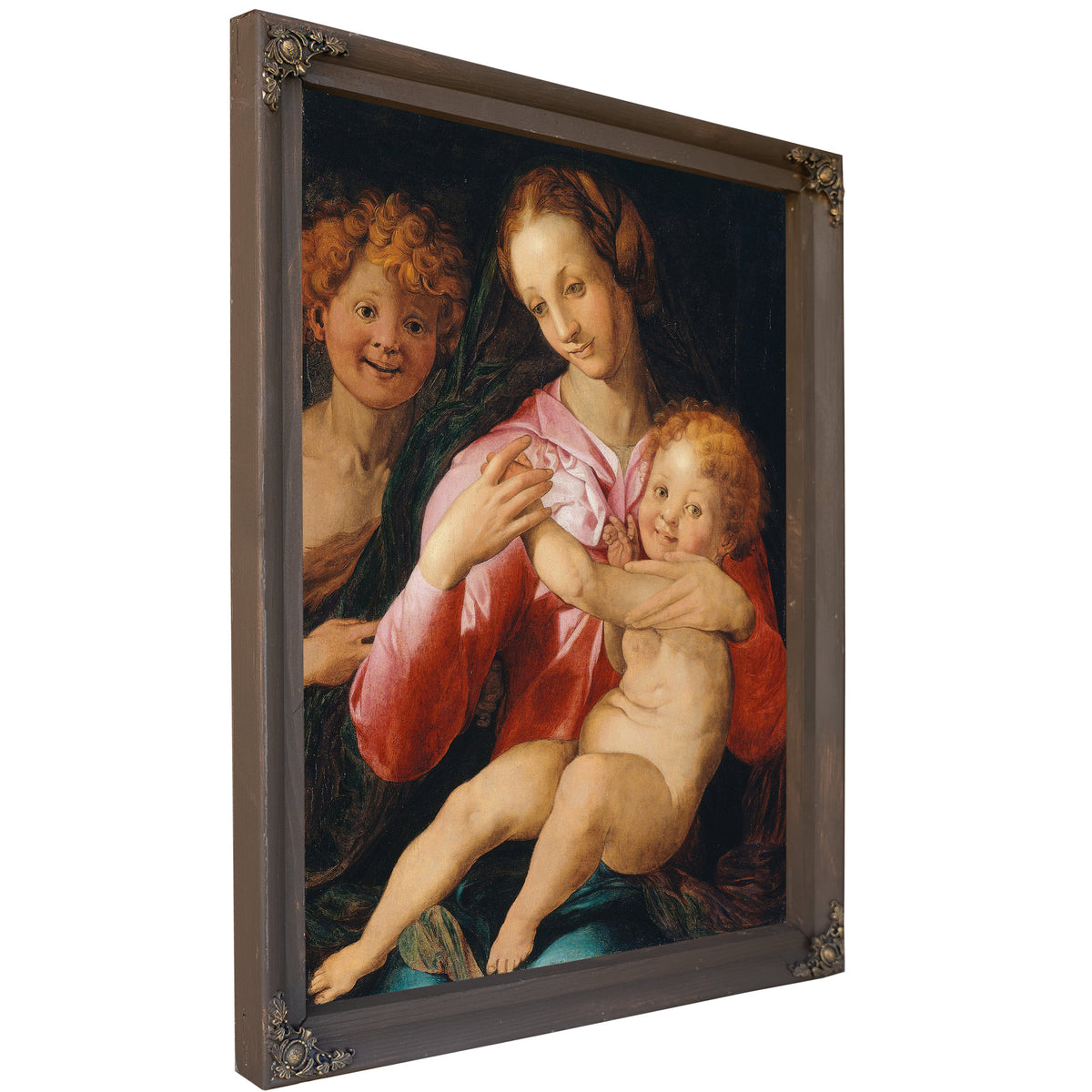 Virgin Child the Young Saint John By Agnolo Bronzino