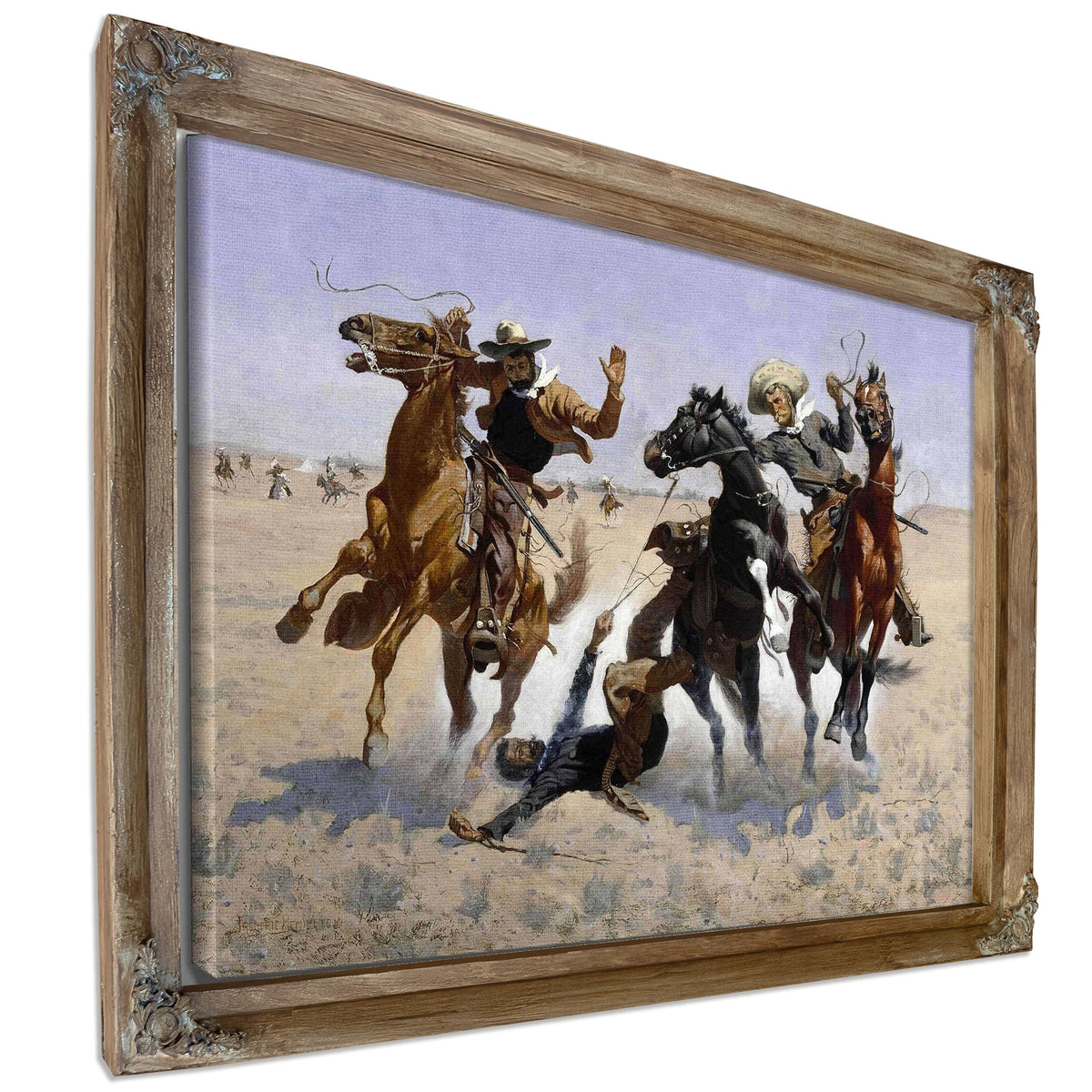 Aiding A Comrade by Frederic Remington